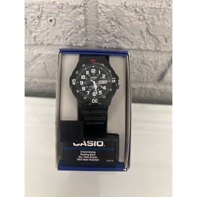 【稼働】CASIO デジタル腕時計 100M WATER RESIST Casio Black 100m Water Resistant Watch | eBay