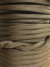 USA Made Gold 550 Paracord Type III 7 Strand Parachute Cord 10 25 50 100 Feet