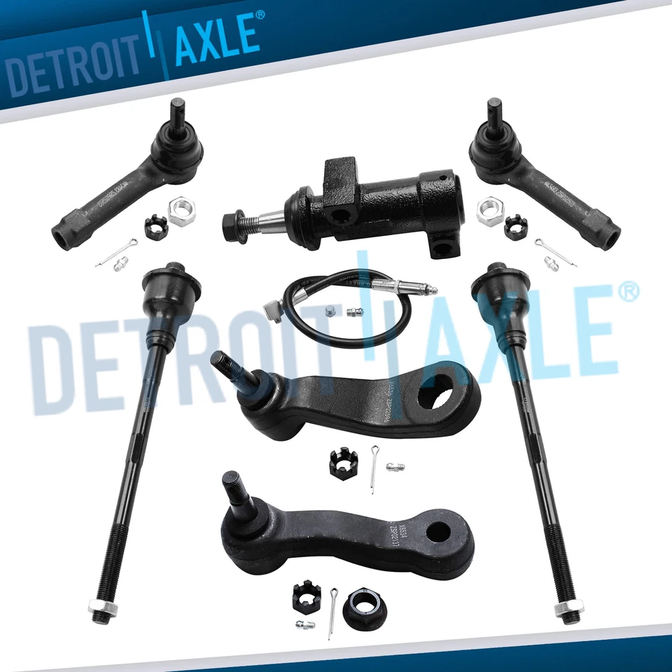 Front Inner Outer Tierod Pitman Idler Arm for Chevy Silverado Sierra 1500 Tahoe - Image 1 of 4