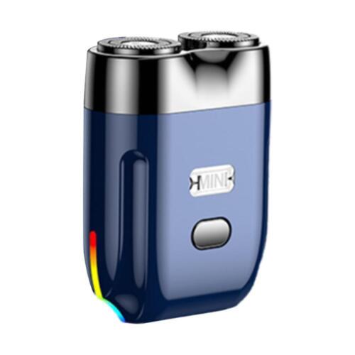 Waterproof Portable USB Mens Shaver, Mini Double Head Razors Washable N7N5 H8K1 - Picture 15 of 22