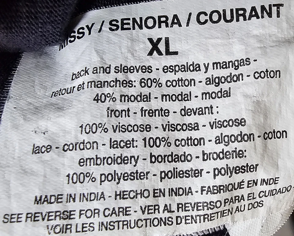 Camisa blusa top para mujer Gloria Vanderbilt talla XXL 2XL azul Foto 3 de 4