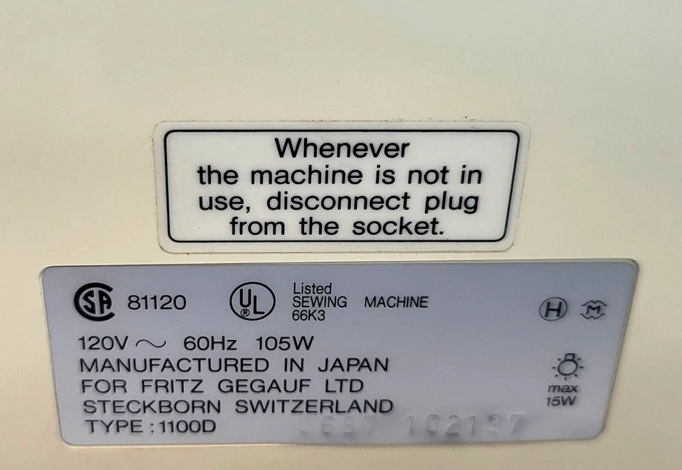 Máquina de coser Bernina 1150MDA Overlock/Serger Foto 4 de 4