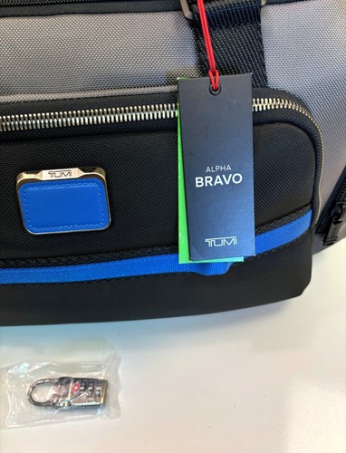 TUMI Alpha Bravo ‘Mason’ 20" Travel Satchel / Weekender / Duffle Bag 142486 NWT - Picture 3 of 14