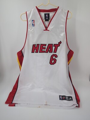 希少！NBA アディダス レブロンジェームズ　Miami Heat 6 Youth Large- Lebron James Miami Heat Jersey #6 Sleeveless