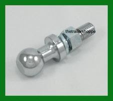 Sway Control Bar Hitch Trailer Mounted Receiver Chrome Ball 1.25"