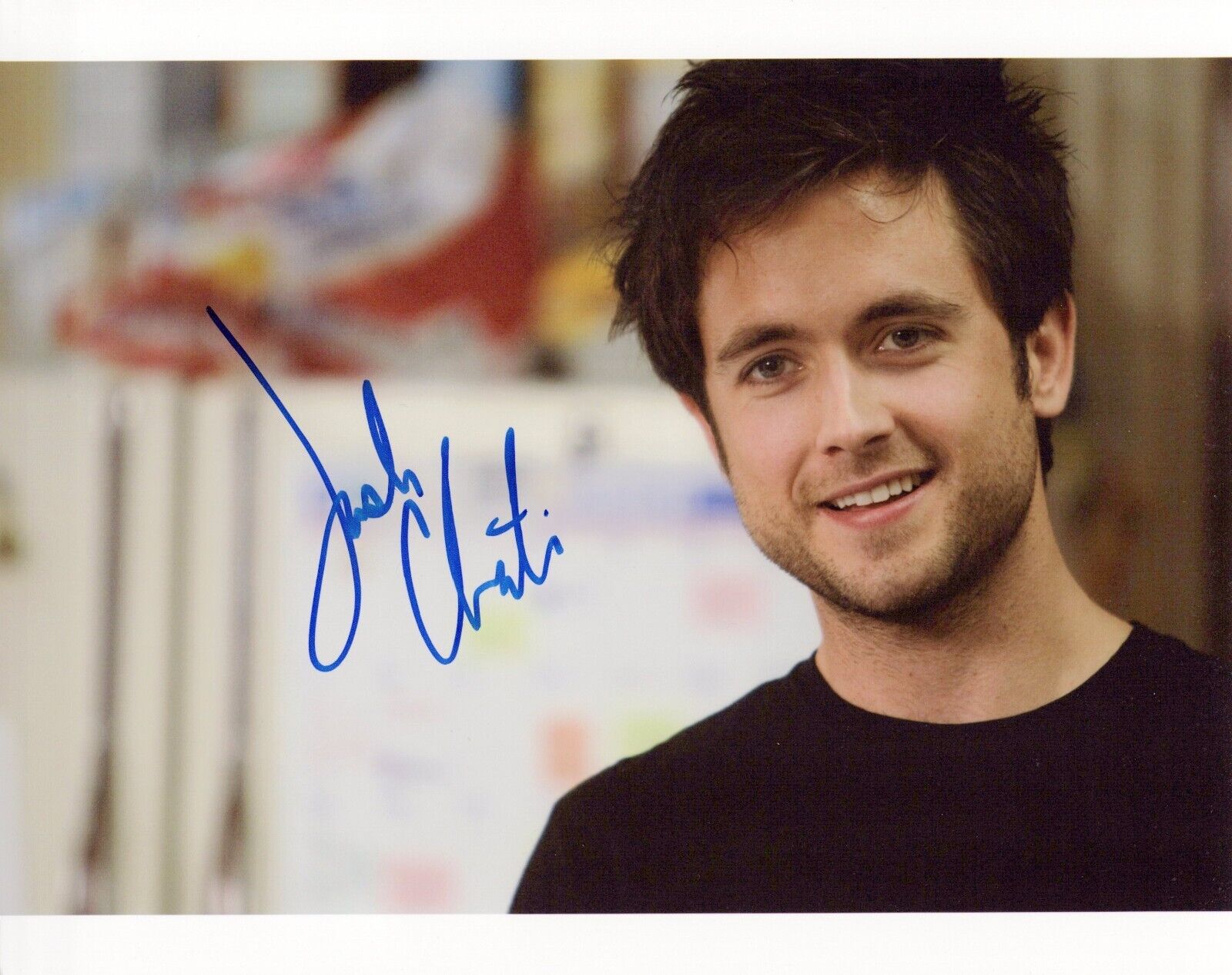 Justin Chatwin head shot autographed photo signed 8x10 #1