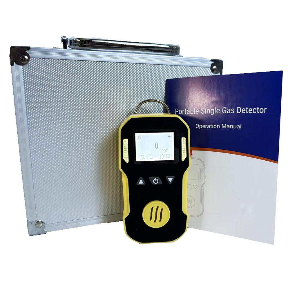 Hydrogen Detector H2 Gas Leak Detector with 0-1000PPM Water-proof and Dust-proof