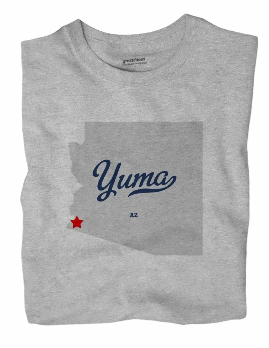 Yuma Arizona AZ Ariz T-Shirt MAP | eBay