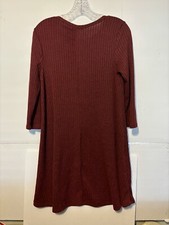 Women’s Sophisticated Red Sweater Dress Size Small/Medium office corp