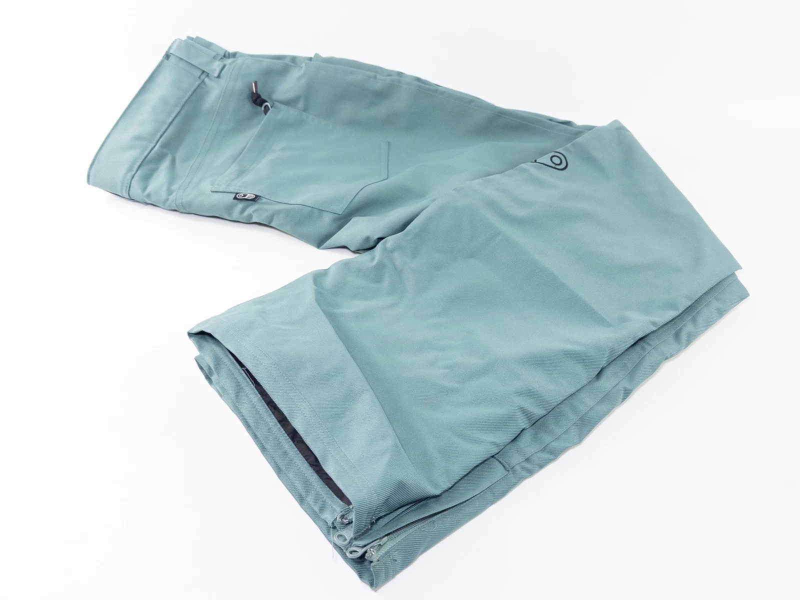 airblaster teal pockets adjustable pants