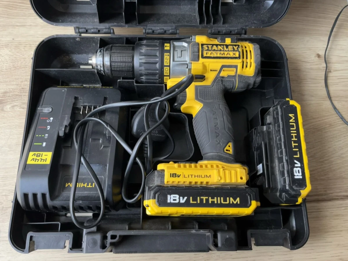stanley fatmax combi drill 18v free delivery eBay