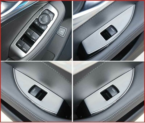 Window Lift Panel Switch Cover Trim Silver Steel Fit For Cadillac CT5 2019-2020 - Picture 9 of 11