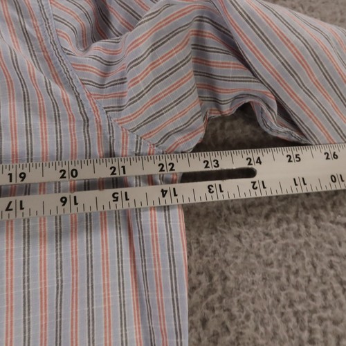 Lord & Taylor Shirt Mens M Blue Red Pink Striped 100% Cotton Button Up NEW $89 - Picture 12 of 14