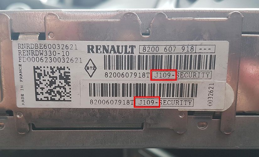 То авто разблокировать магнитолу рено