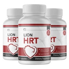 3 Bottles Lion HRT - Blood Sugar Support 60 Capsules x3