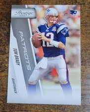 2010 Panini Prestige Tom Brady #118 New England Patriots Buccaneers 1st Year