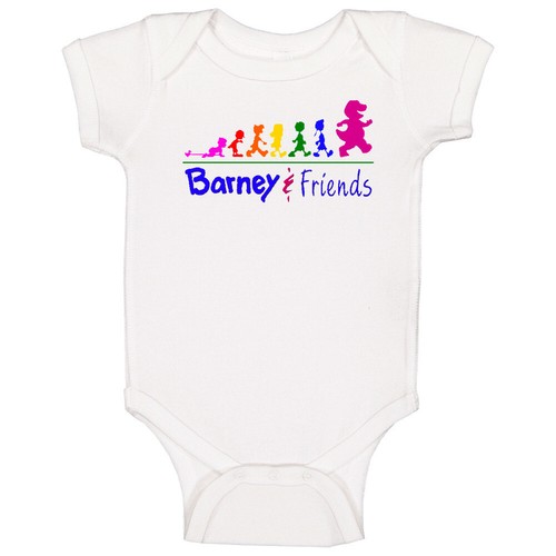 Barney And Friends 90s Tv Show Cartoon Baby One Piece - 第 1/1 張圖片