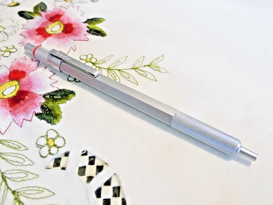 rOtring 600 Druck-Kugelschreiber NEU! + sehrgut,  im Einstecketui + org. Karton - Bild 3 von 4