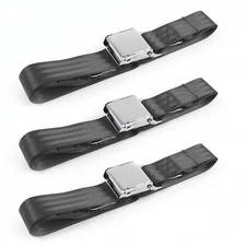 Ford Truck 1961 - 1966  Airplane 2pt Charcoal Lap Bucket Seat Belt Kit - 2 Belts