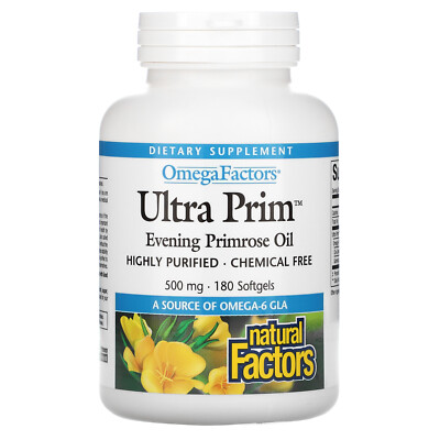 Natural Factors Ultra Prim 500mg 180 softgels