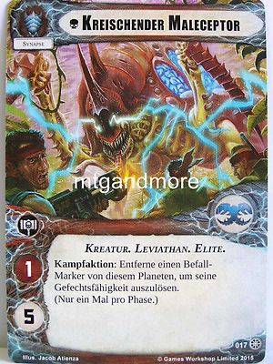 Warhammer 40000 Conquest LCG - 1x #017 Kreischender Maleceptor - Dschungel von N