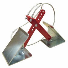 Mauk Anhänger Keile Bremskeile Unterlegkeile Auto KFZ LKW Doppelachser Steigung