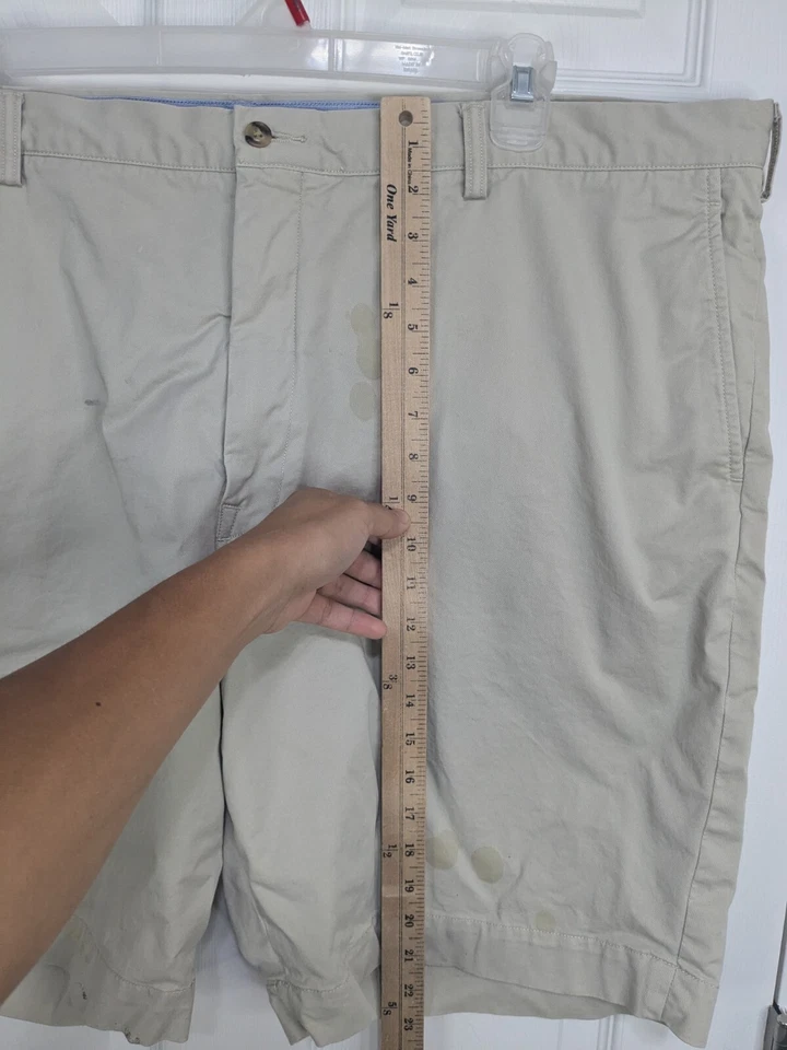Pantalones Cortos Chinos Polo Ralph Lauren Para Hombre 48B Beige Elastizados Calce Clásico Informales *DEFECTO* Foto 3 de 4