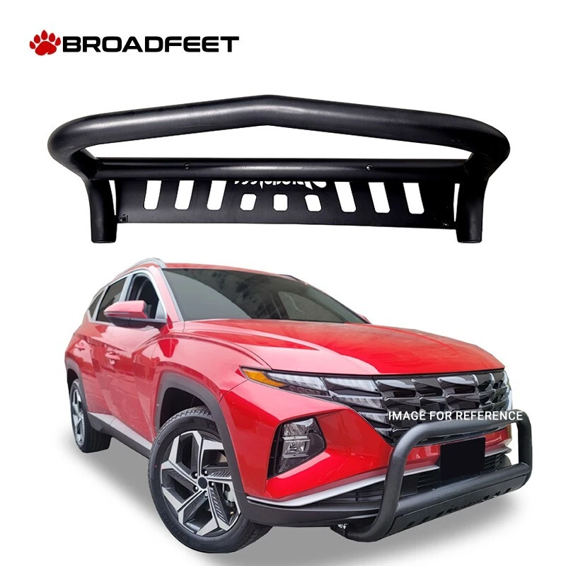 Protector de parachoques delantero negro Bull Bar apto para Hyundai Palisade 2020-2024 Foto 4 de 4
