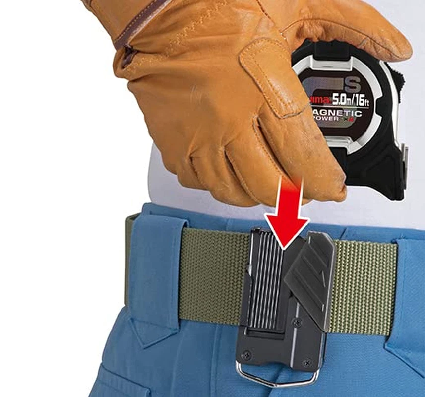 TAJIMA Gs-Lock Tape Measure - 16Ft/5M X 1In Tape Measure with Compatible Clip &  - Image 2 of 4