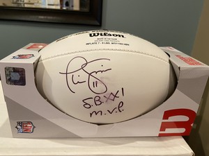 phil simms autographed football