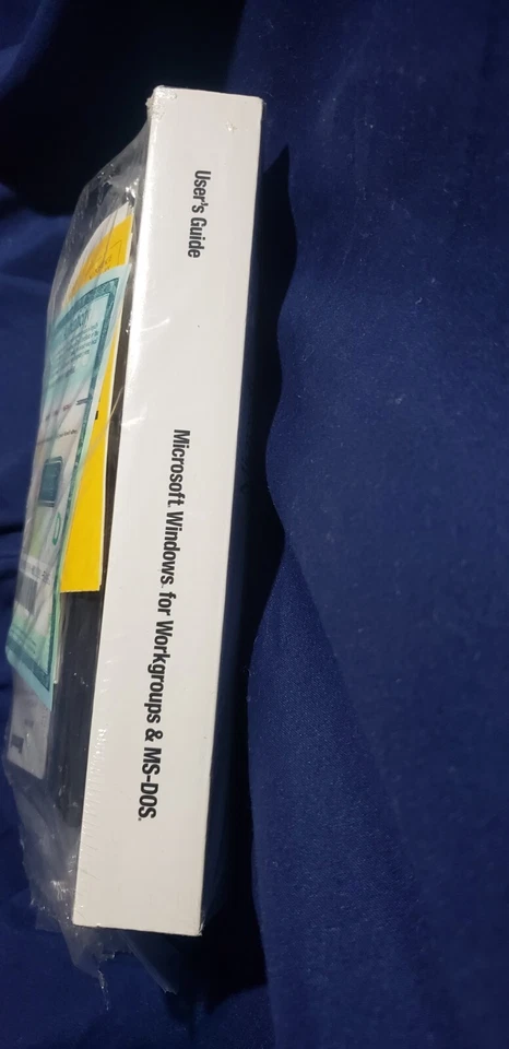 Microsoft Windows Para Grupos de Trabajo y MS-DOS Sellado 3.5 Disquete Sellado Nuevo Antiguo Stock Foto 4 de 4
