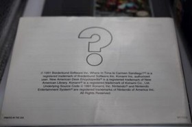 Where in Time is Carmen Sandiego Nintendo NES BOX Set CIB manual TESTED RARE