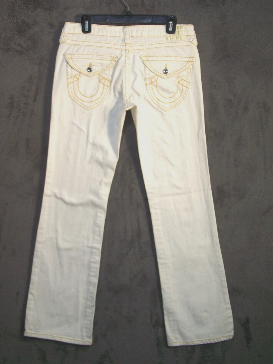 TRUE RELIGION USA製 ホワイトデニム32 太ステッチレアモデル True Religion White Jeans for Men in 32 Inseam for sale | eBay