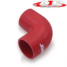 2.5" 90 Degree Elbow Silicone Turbo Intercooler Air Intake Pipe Hose Coupler Red