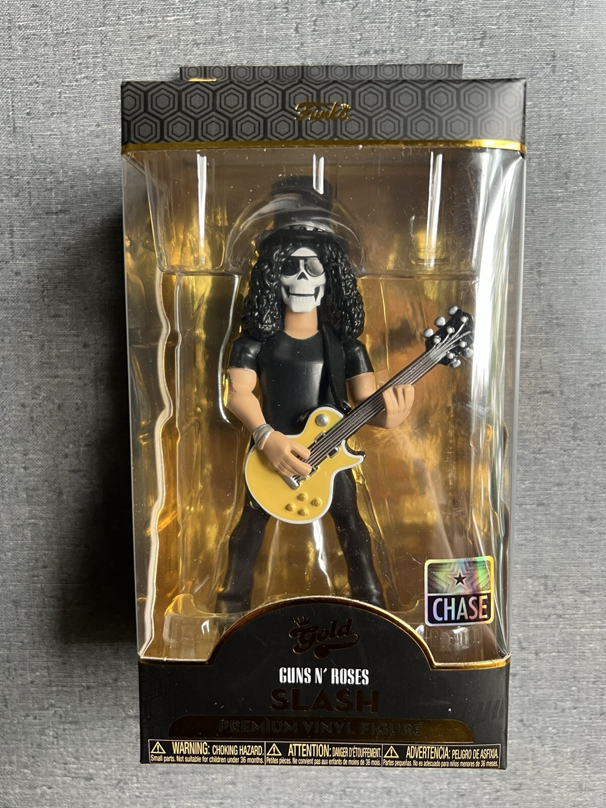 Funko Gold Vinyl: Guns N' Roses - Slash, 5 Inch Premium Vinyl Figure with  Chase (Styles May Vary)