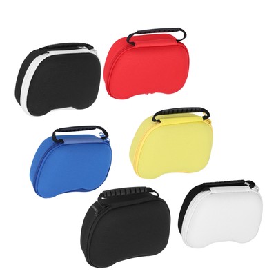 Game Controller Storage Case Hard Nylon Portable With Metal Zipper Protectiv New