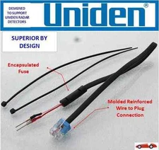 UNIDEN R8/R7/R4/ R1 Radar Detector - Direct Mirror Power Cord           (MP-UND)