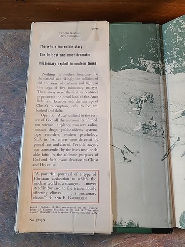 Through Gates of Splendor, 1958 Elisabeth Elliot, Illustrated Hardcover/DC - Imagen 4 de 9