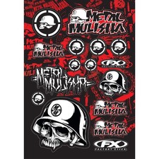 Factory Effex Sticker Decal Sheet Kit Metal Mulisha Graphic