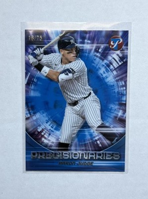 2025 Topps Pristine - Aaron Judge Precisionaries /75 Blue PR-16