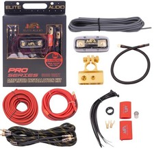 Elite Audio Pro 0 Gauge 100 Copper Amp Kit 5000W Complete Install Wiring Kit