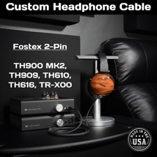 Massdrop Fostex TH-X00 Headphones Mahogany with 10' Cable 1/4