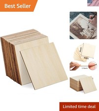 High-Quality 30 Pcs 4x4in Basswood Sheets - Perfect for Endless DIY Creativity