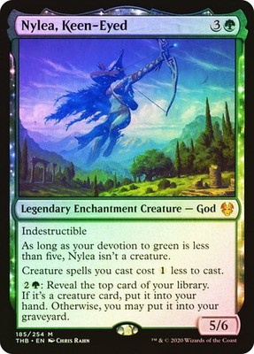FOIL Nylea, Keen-Eyed ~ Theros Beyond Death [ NM ] [ Magic MTG ]