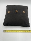 Harley-Davidson Black Faux Leather Throw Pillow Bar & Shield Logo 12” — photo 6
