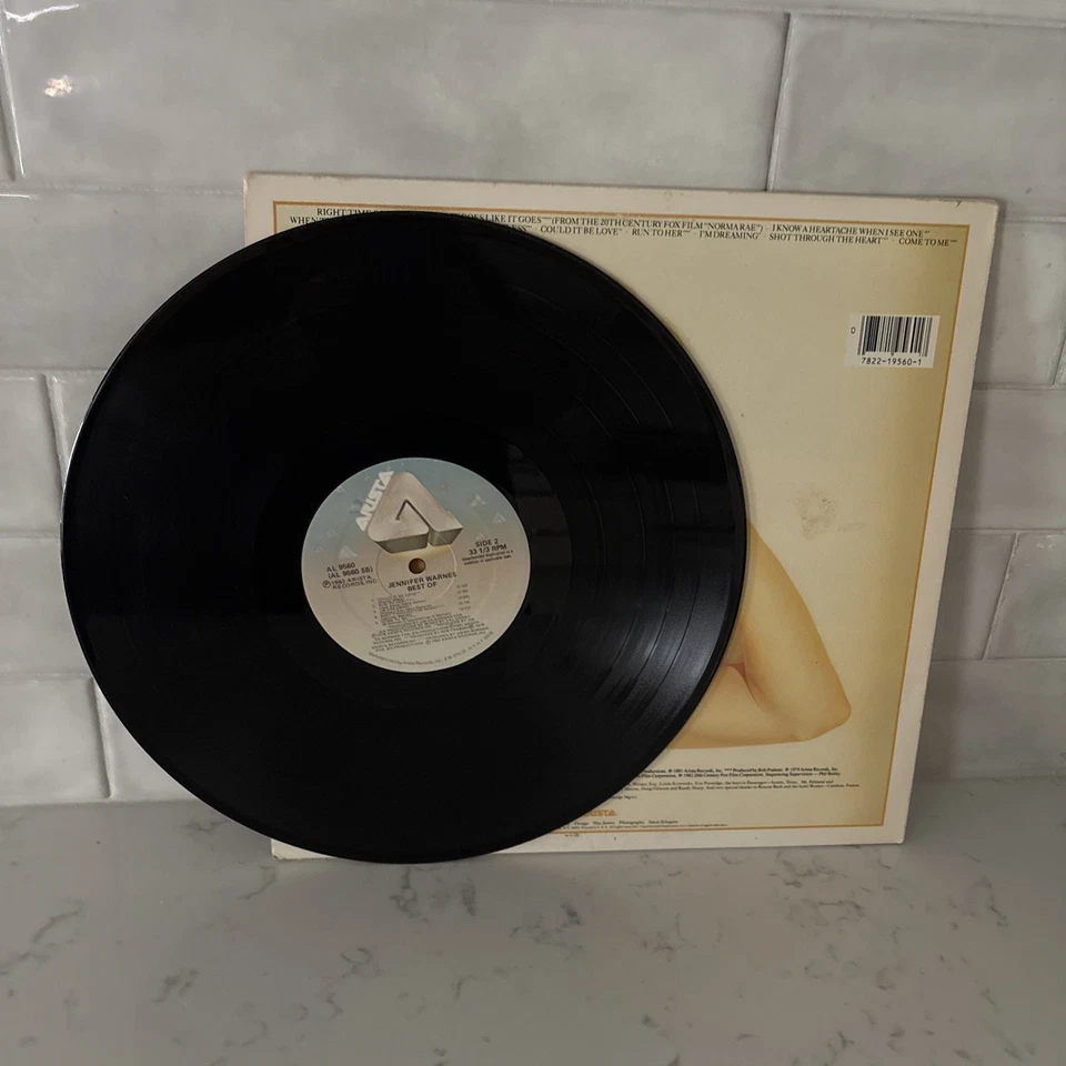 Jennifer Warnes: Best Of Jennifer Warnes 33 RPM 12" LP - Image 4 of 4