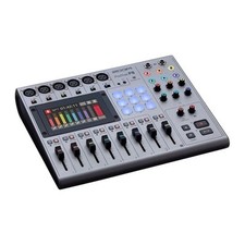 Image of Zoom PodTrak P8 Podcast Mixer, 6 XLR mic inputs, 4.3" Full-colour LCD touchscree