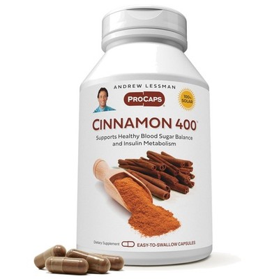 120 Count Cinnamon Capsules, High Potency 400mg - No Filler, Pure Quality