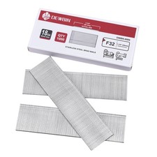 18 Gauge Stainless Steel Brad Nails, 1000 Counts 1-1/4-Inch 18GA Brad Nails, ...