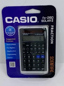Casio FX-260 Calculatrice scientifique solaire polyvalente 12-Digit LCD FX260SOLAR II